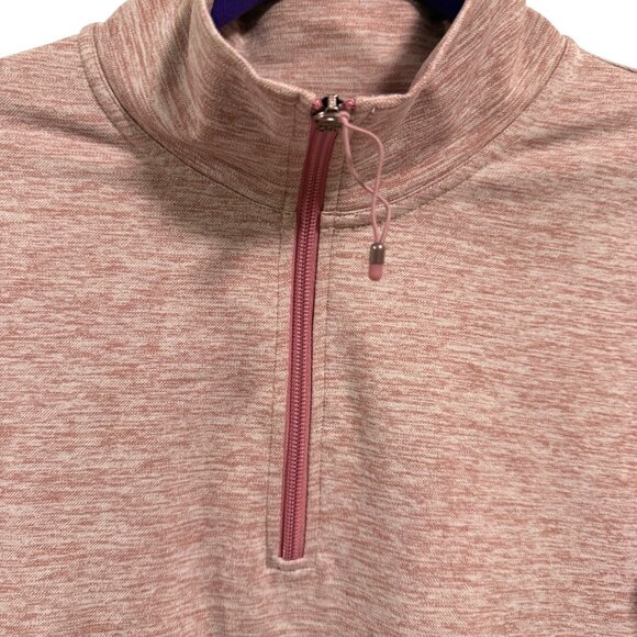 CALIA Seamless 1/4 Zip Pullover Floral Ombre Mesa Rose Size M - Picture 3 of 9